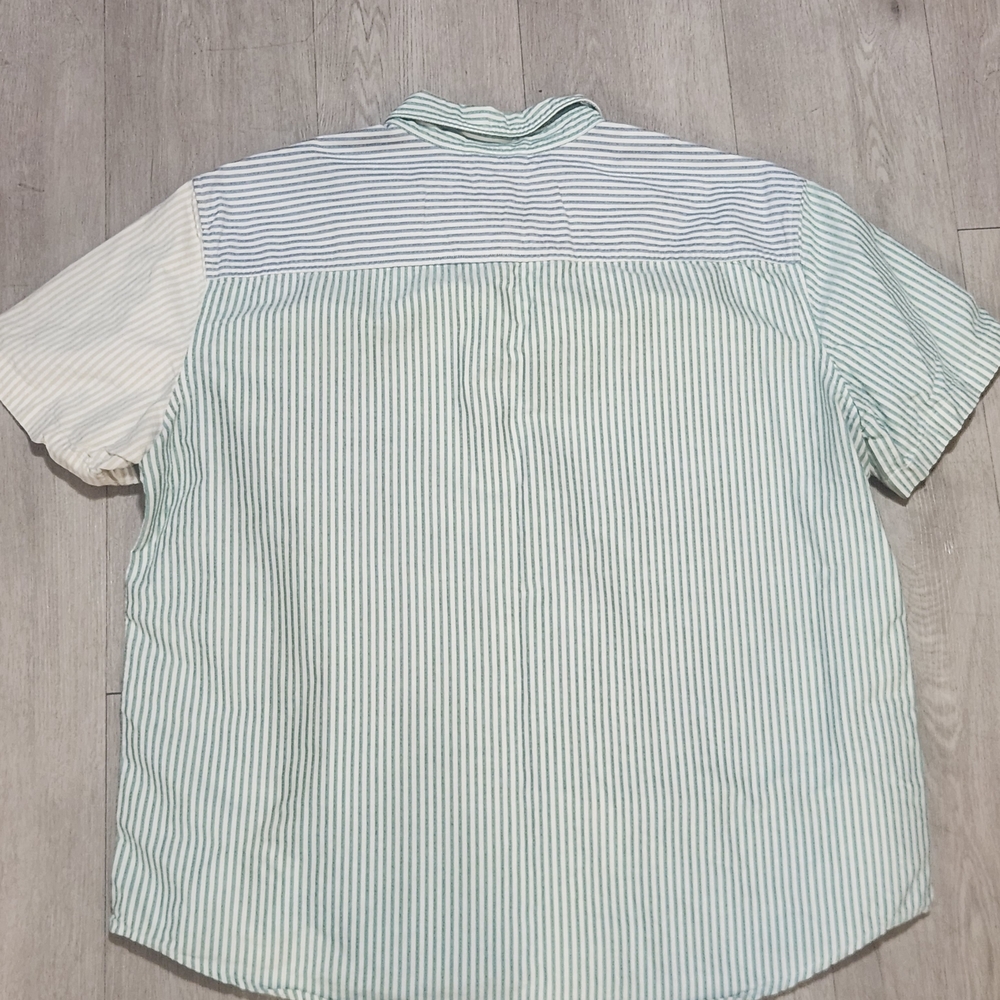 Levi’s Multi-Stripe Colorblock Relaxed Button Down XL - Picture 2 of 6
